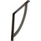 Ekena Millwork Bulwark Steel Bracket, Antiqued Brass 2"W x 24"D x 24"H BKTM02X24X24BUABS - alternate 1